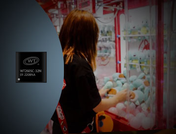 唯創(chuàng)知音WT2605C音頻藍牙語音芯片在娃娃機中的應用【語音IC廠家】